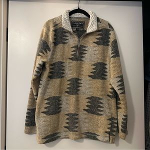 True Grit Pattern Pullover Size Medium